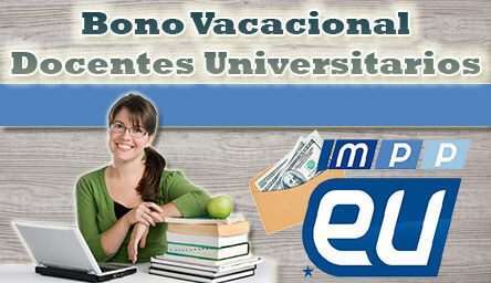 Bono Vacacional Docentes Universitarios